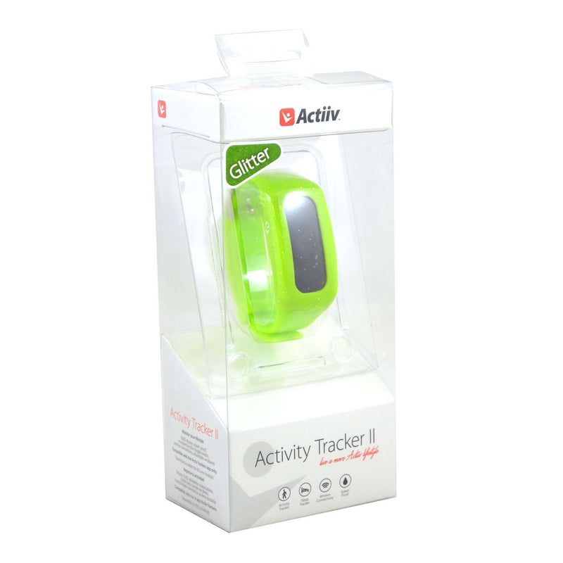 Zenixx 815416020760 Glitter Activity Tracker 2, Green - BeesActive Australia