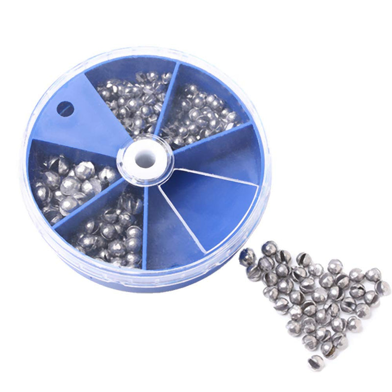 Removable Fishing Sinker Weights Round Split Shot Weight Sinkers 205pcs/box - BeesActive Australia