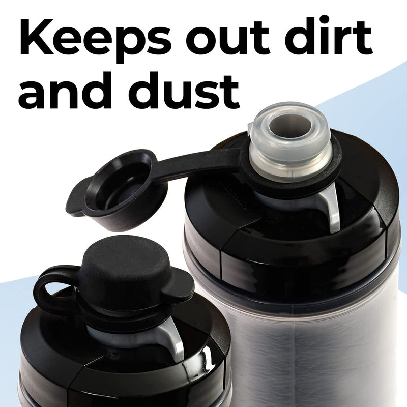 Samorillo 2-Pack Mud Caps for CamelBak Bottles - BPA-Free, Phthalate-Free, Lead-Free Silicone Cap / Top - Fits All Podium and Peak Fitness Bottles - BeesActive Australia