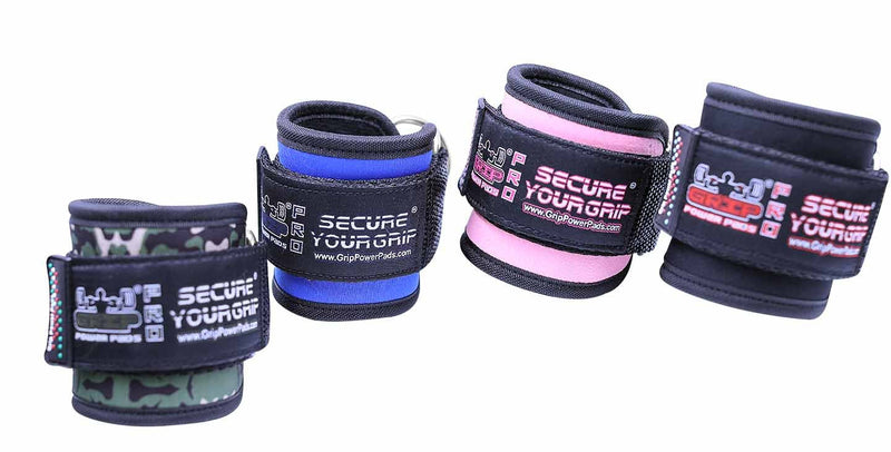 Ankle Straps for Cable Machines Double D-Ring Gym Adjustable Neoprene Premium Cuffs to Enhance Legs Abs & Glutes Kickbacks Workouts Leg Curls Extensions Booty Hip Abductors Exercise for Men & Women Pink Single - BeesActive Australia