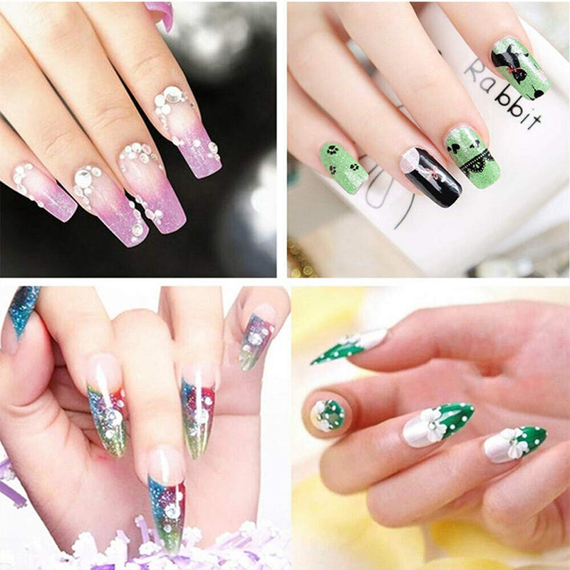 Nail Forms 200 Pcs Nail Art Form Stickers Self adhesive Extension Tool UV Builder Tips Gel Forms Sticker - BeesActive Australia