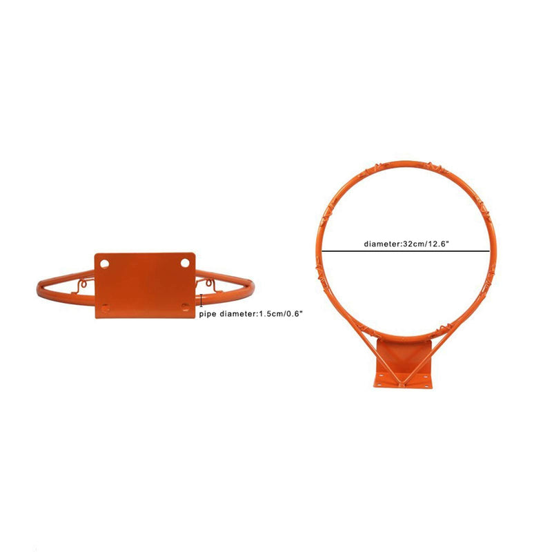 UyuECCL Kids Basketball Hoop, Dream Travel Basketball Rim Goal Wall Mounted Basketball Hoop Indoor Outdoor Hanging Basketball Hoop, 32centimeter/12.6inch - BeesActive Australia