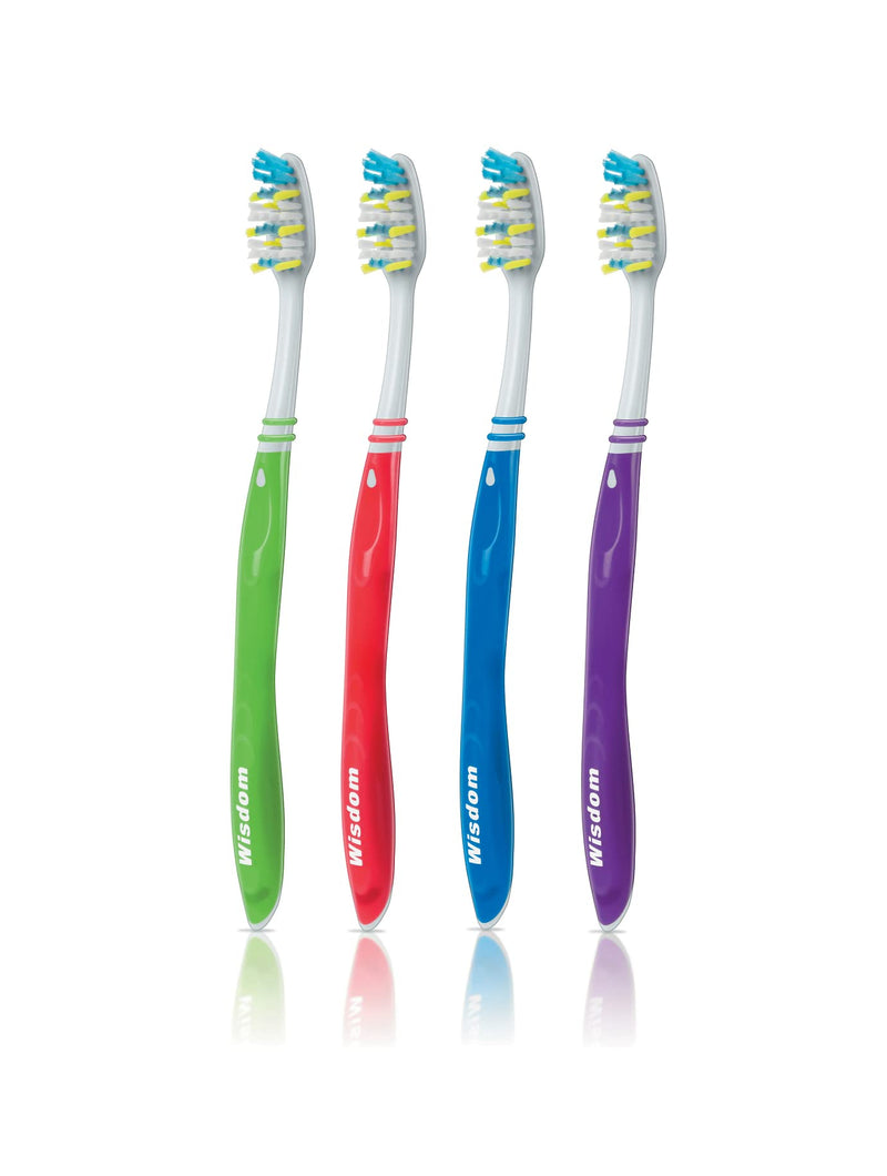 12x Wisdom Xtra Clean Manual Toothbrush Firm Bristles Teeth Cleaning Dental - BeesActive Australia