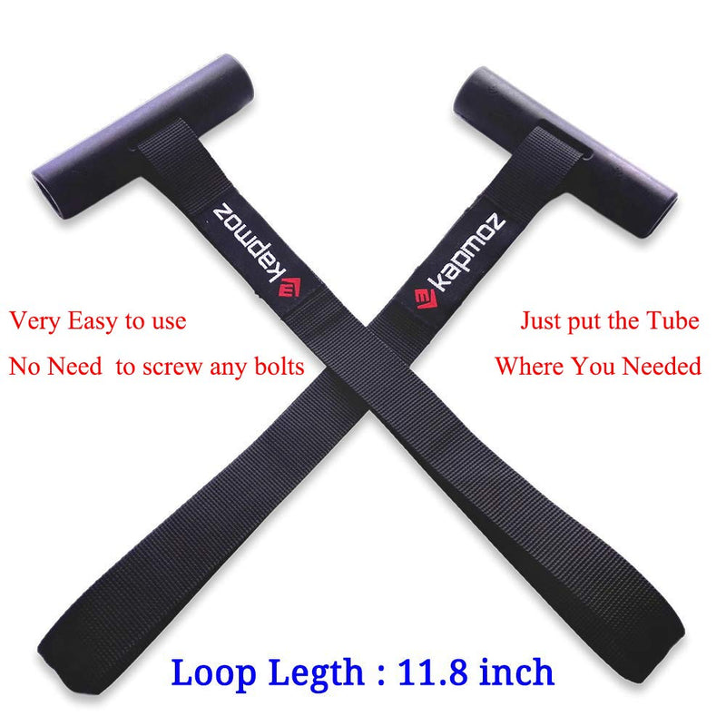 Quick Hood Loops Trunk Anchor Kayak Tie Downs Straps Bow Stern Canoe Transport Secure Lashing Point Black 1 Pair - BeesActive Australia