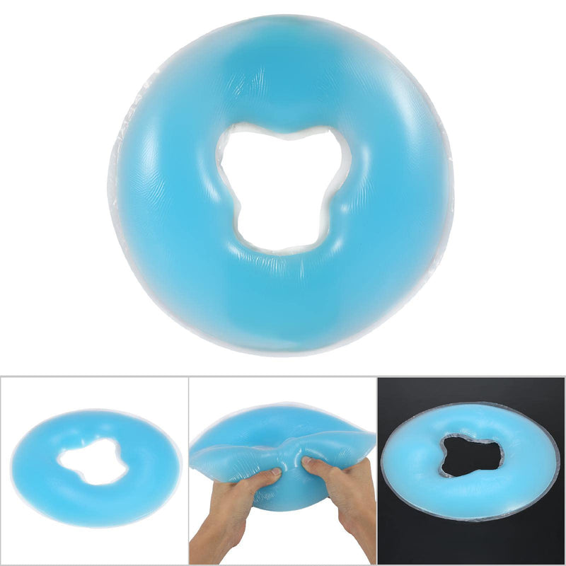 Silicone Gel Face Massage Table 4 Colors Reusable Massage Face Pad for Beauty Salon SPA 26 x 1.8cm(Sky blue) Sky Blue - BeesActive Australia