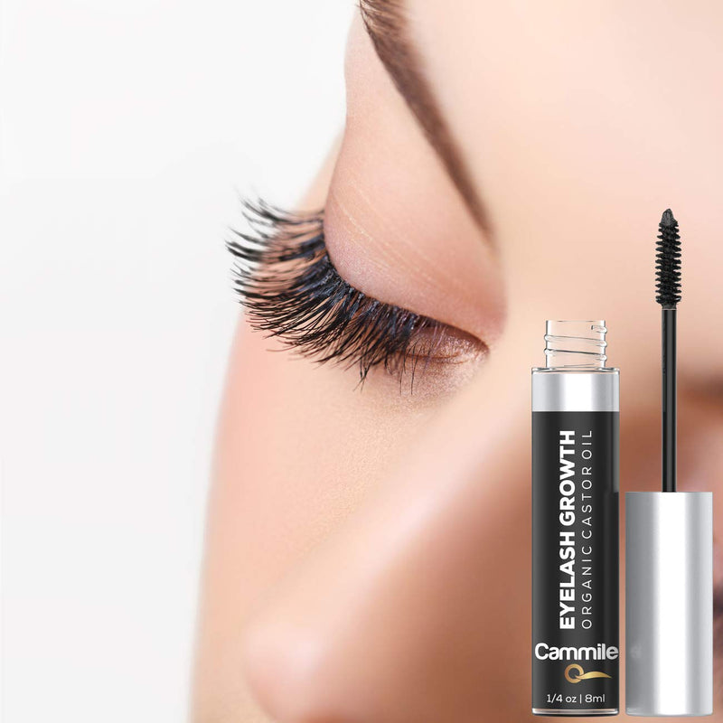 Eyelash Growth - Organic Castor Oil - Grow Longer Lashes & Fuller Eyebrows - Use As An Eyelash Serum - A Natural Solution for Eyebrow and Eyelash Regrowth! - BeesActive Australia