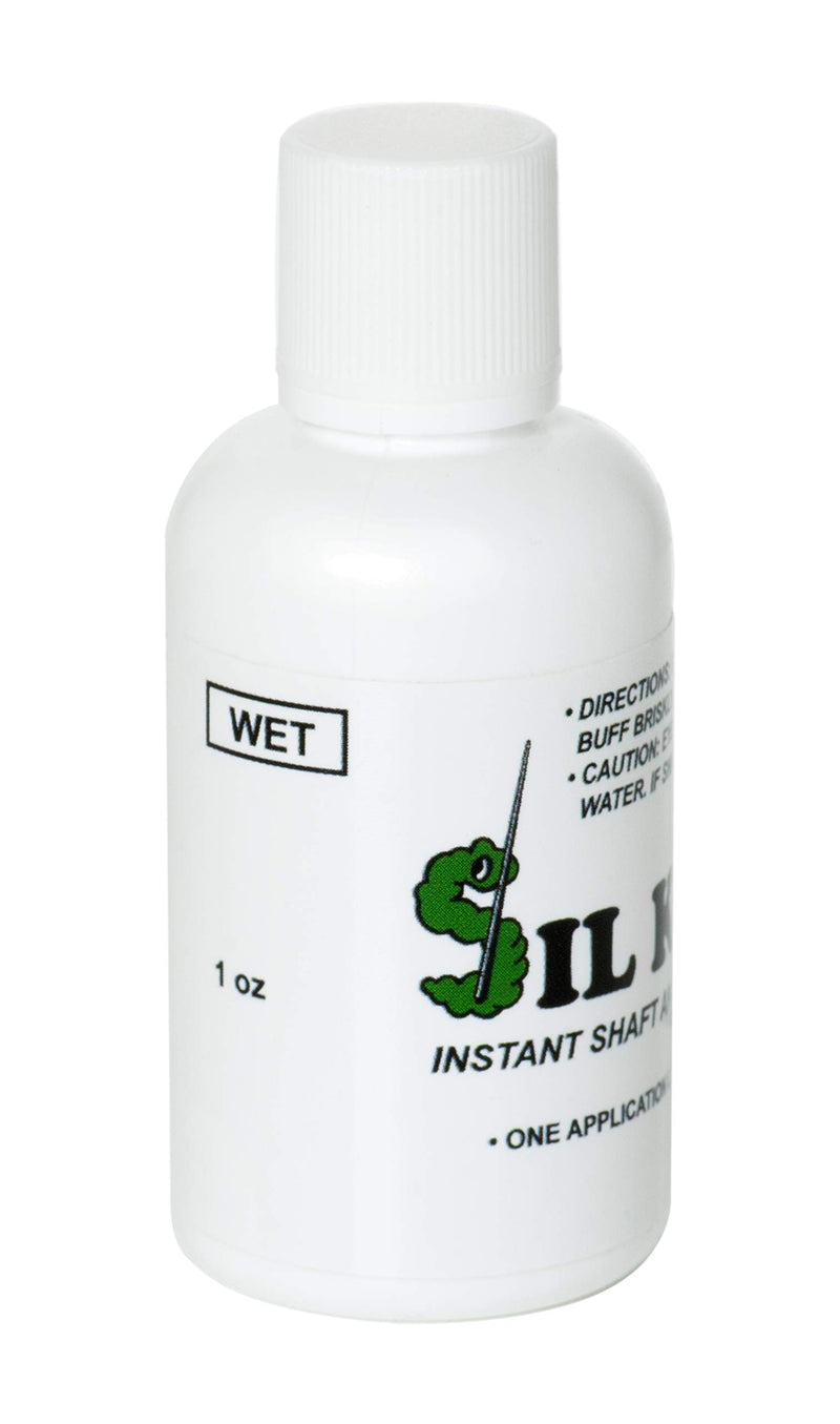 [AUSTRALIA] - Cue Silk Bundle of 2 items: Sil Kleen Pool Cue Shaft and Ferrule Cleaner 1 oz Bottle & Cue Silk Pool Cue Shaft Conditioner ¼ oz Bottle 