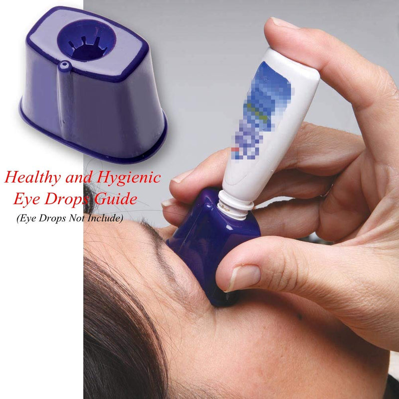 Eye Drop Guide, Easy to Use Eyedrop Guide Eye Dropper Guide Eye Drop Helper for All Ages - Works with Most Eye Drop Bottles - Reusable and Portable - BeesActive Australia