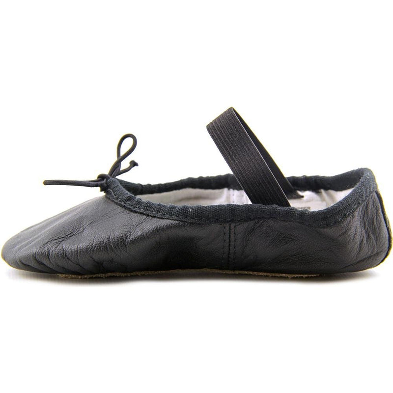 [AUSTRALIA] - Bloch Girls Dance Dansoft Full Sole Leather Ballet Slipper/Shoe, Black, 8 X-Wide Toddler 