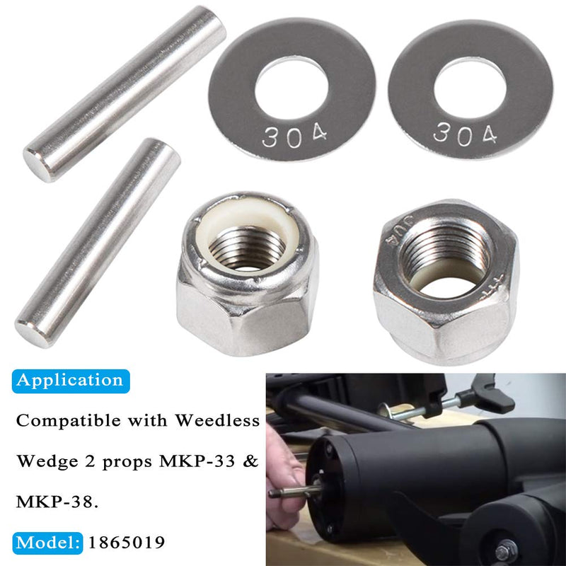 Bonbo MKP-34 Prop & Nut Kit E Perfectly Fits for Minn Kota Trolling Motor Including Prop Nut & Washer 1865019 - BeesActive Australia