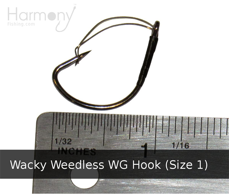 Harmony Fishing - Razor Series Wacky Weedless WG Hooks - BeesActive Australia