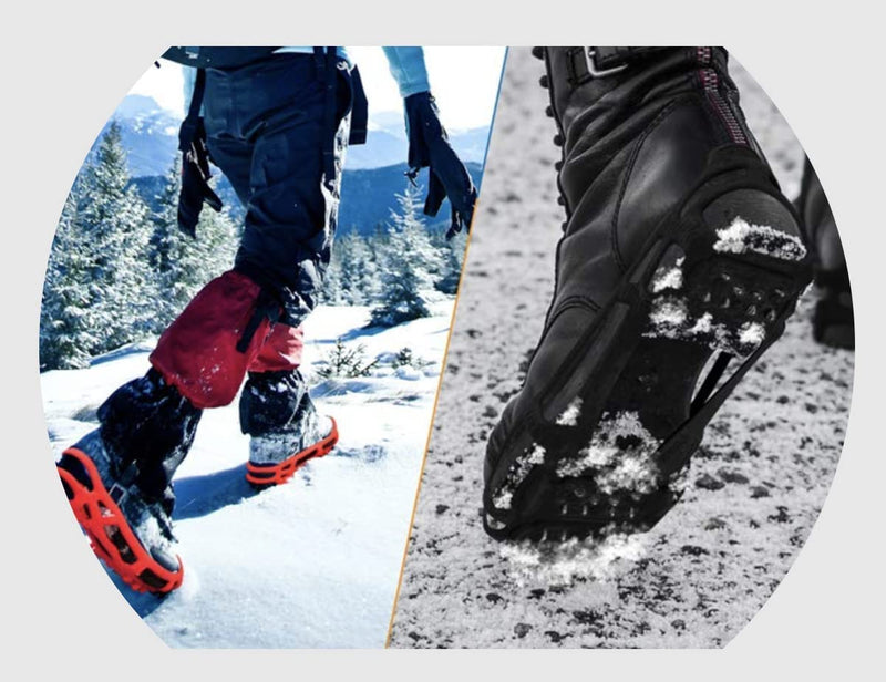 Traction Cleat for Walking on Snow and Ice - Happy Moose Ice Traction Walkers (1 Pair) Large - BeesActive Australia