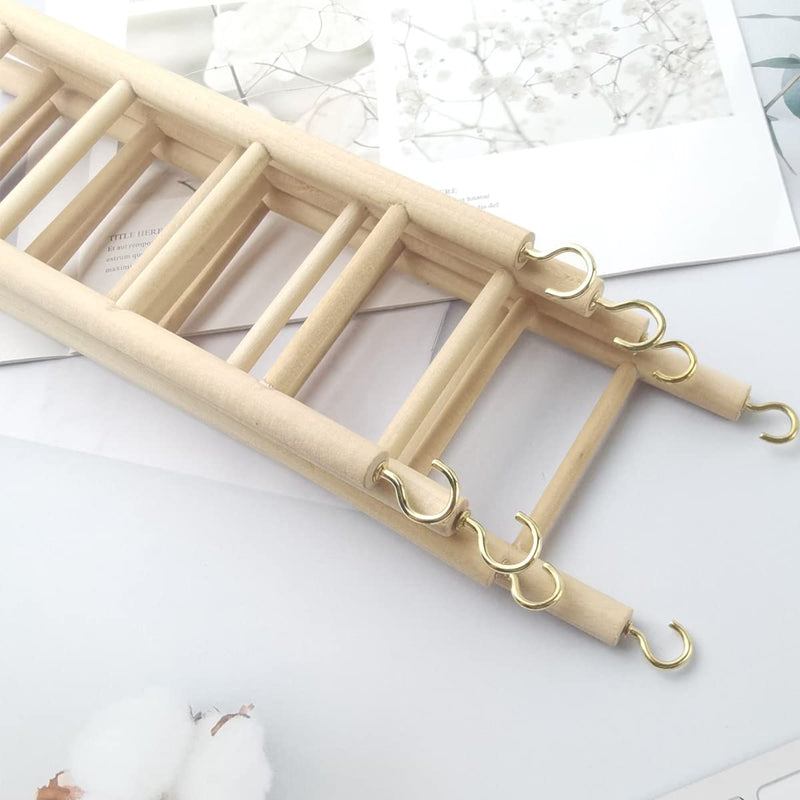 GXXMEI 4PCS Bird Toys Wooden Ladder, 4 Sizes Parakeet Toys Wood Ladder, Natural Wooden Step Ladder Bird Ladder, Bird Climbing Toys Bird Toys for Parakeets, Parrots, Cockatoo and Lovebirds - BeesActive Australia