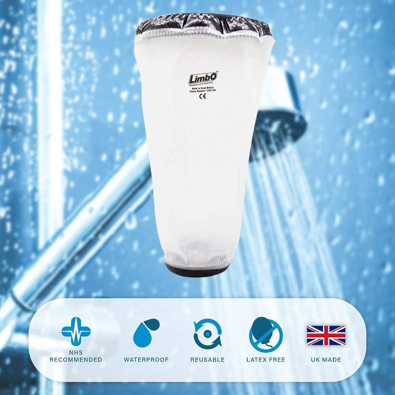 LimbO Waterproof Protectors Dressing Cover for Shower, Adult Knee M86, 39 to 54 cm Above Knee Circumference - BeesActive Australia