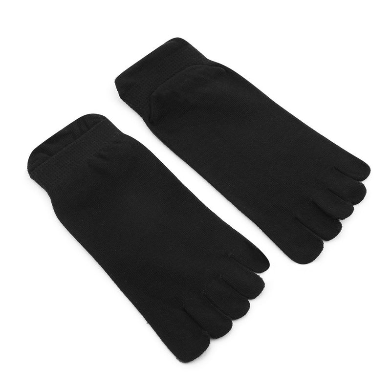 [AUSTRALIA] - Meaiguo Toe Socks No Show Running Five Finger Crew Socks for Men Women 3-4 Pack Multicoloured One Size 