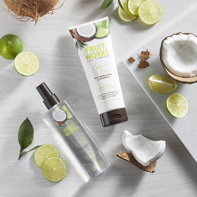 Fruit Works Coconut & Lime Cruelty Free & Vegan Hand & Body Lotion With Natural Extracts 1x 500ml - BeesActive Australia