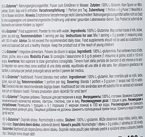 Weider L Glutamine, 80 servings, Pure L-Glutamine powder, Repair and build Muscle - BeesActive Australia