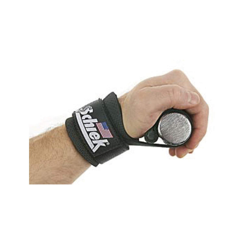 Schiek Sports Model 1000-DLS Deluxe Dowel Lifting Straps Black - BeesActive Australia