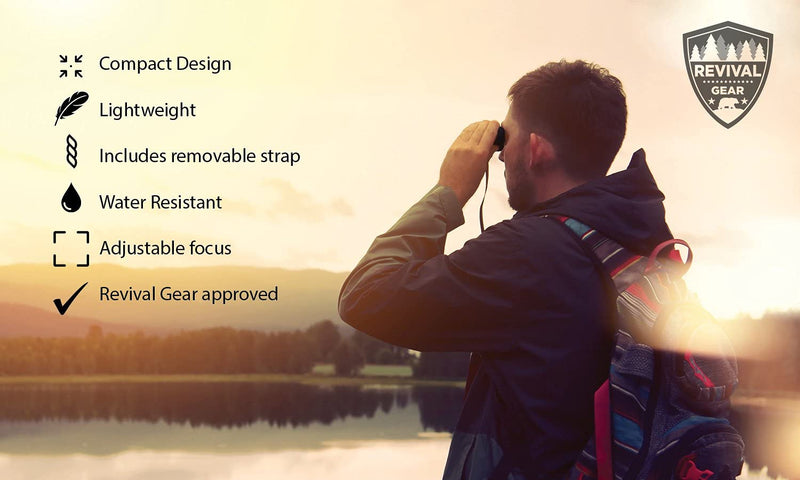 E Tronic Edge Binoculars for Adults - Professional Binoculars for Bird Watching, Hunting, Hiking & Travel - Compact Binoculars for Men and Women - Strap and Case Included - BeesActive Australia