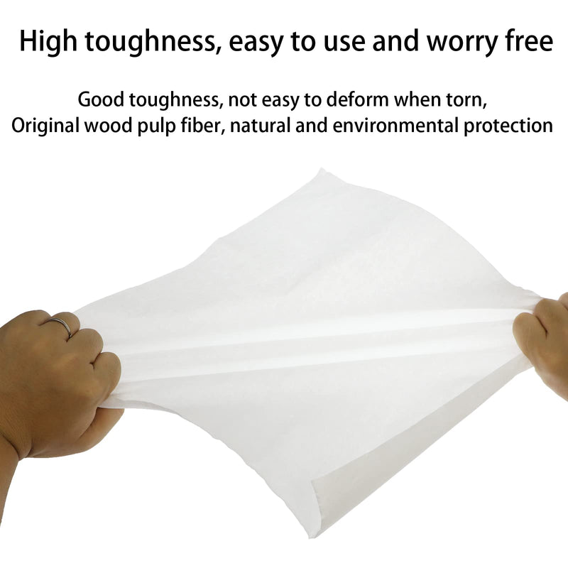 Toysructin 100 Sheets Bird Cage Liner, 12.6X12.6 Inch Disposable Absorbent Birdcage Liners Thicken Non-Woven Birdcage Tray Liner Paper, Precut Pet Animal Cages Cushion Cuttable Pets Cage Accessories 12.6*12.6inch white - BeesActive Australia