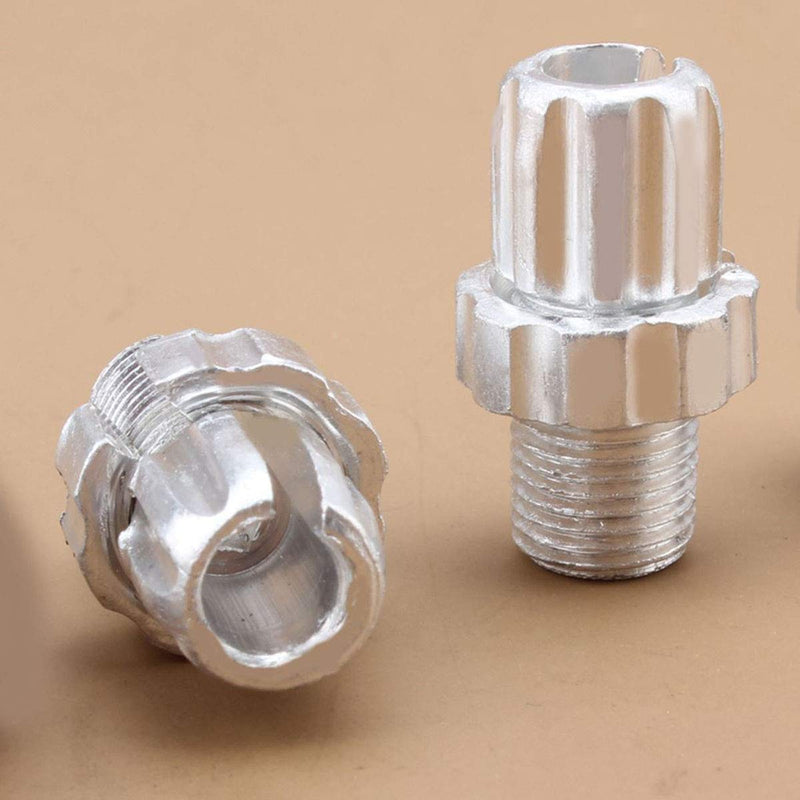 PZRT 2pcs Aluminium MTB Bike Bicycle Brake Handle Lever Adjusting Screws Fastener Bolt Brake Accessories, Silver 7mm - BeesActive Australia