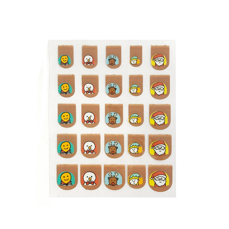 Fingernail Friends Nail Stickers Nail Art for Children, Festive Holiday (50 Stickers) - BeesActive Australia
