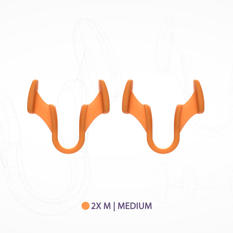 Airmax nasal dilators | 76% more air | Breathing aid through the nose | 2 Pack - size medium orange | anti snore device | More oxygen | Snoring aids for men and women | sleep better and wake up rested | nasal congestion | Free storage case included - BeesActive Australia