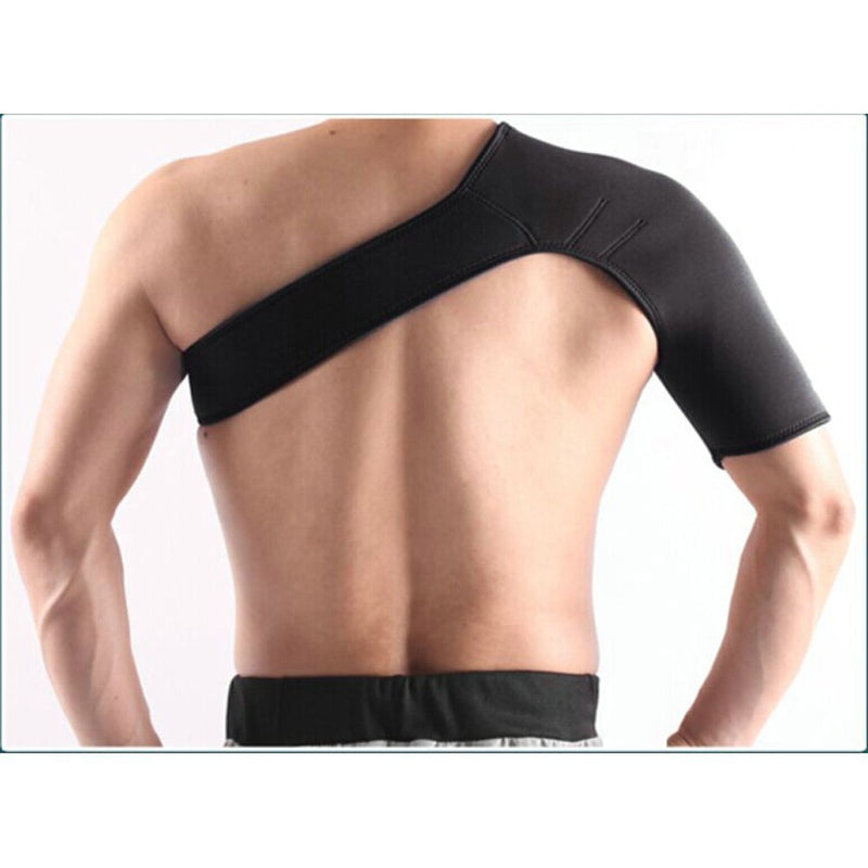 Duomi Adjustable Neoprene Right Shoulder Support Strap Arthritis Gym Sports Brace Pain Relief Injury Prevention [One Size] - BeesActive Australia
