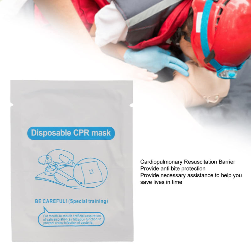 Cardiac Resuscitation Shield, 20pcs Cardiopulmonary Resuscitation Barrier for Training for First Responder - BeesActive Australia