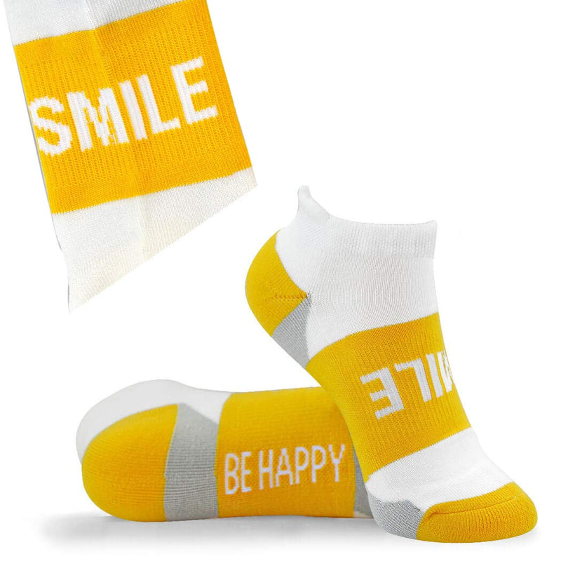 Inspirational Athletic Running Socks by Gone For a Run | Women's Woven Low Cut | Inspirational Slogans | Set of 3 pairs Lov'n the Run - BeesActive Australia