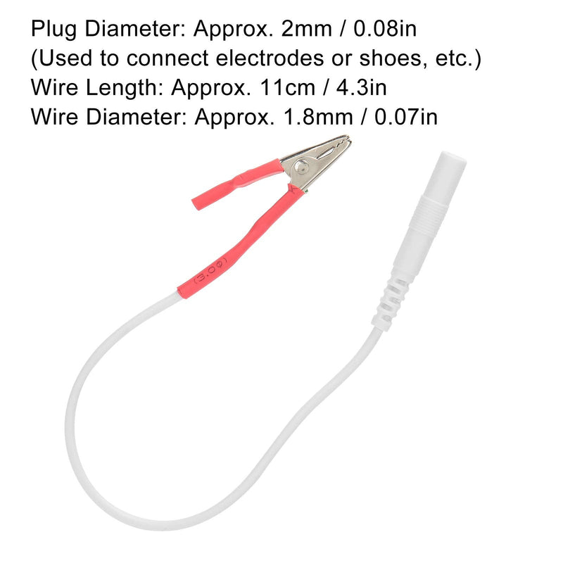 20pcs / Bag Clip Electrode Lead Wires Cable, TENS Wires for TENS Unit Physiotherapy Machine - BeesActive Australia
