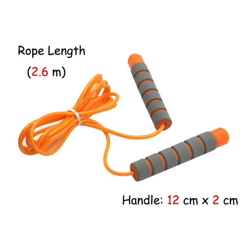 Jump Rope for Kids - Adjustable Soft Skipping Rope with Skin-Friendly Foam Handles for Kids, Boys, Girls, Children - Outdoor Fun Activity, Great Party Favor, Exercise Activity & Fitness Green-Orange - BeesActive Australia