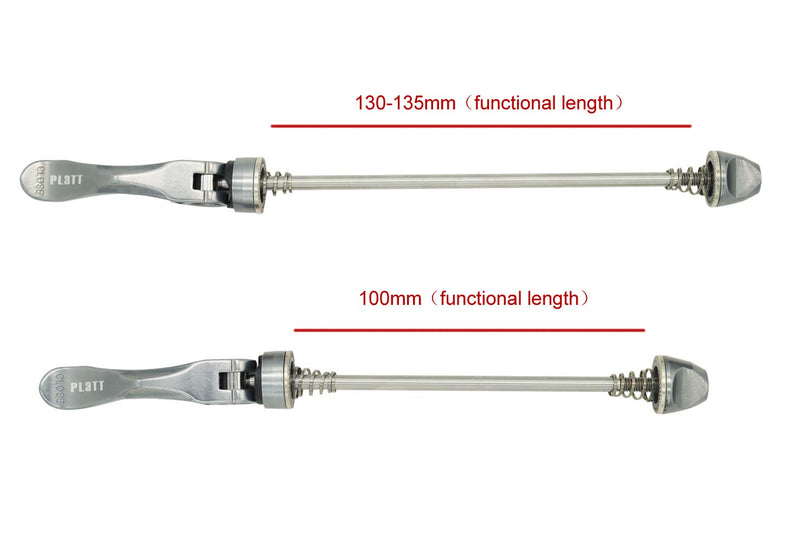 Platt Bike Quick Release Skewers MTB Wheel Hub Skewers Front and Rear Axle Fit for Road Bike,Mountain Bike, BMX (1Pair) - BeesActive Australia