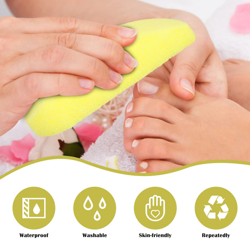 Lurrose 4Pcs Natural Pumice Stone Pumice Sponge Removes Callus Lava Stone Pedicure Tools Hard Skin Callus Remover for Feet - BeesActive Australia