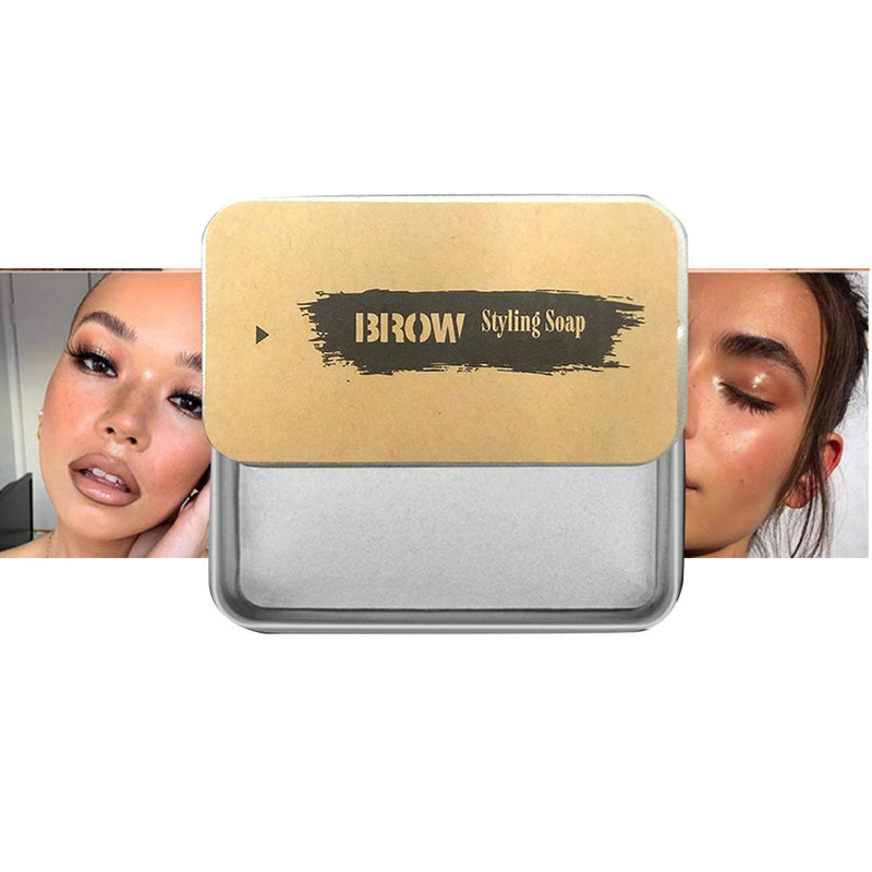 3 Pack Eyebrow Soap Kit Brows Styling Soap Long Lasting Waterproof Smudge Proof Brow Gel for Natural Eyebrow Pomade 3Pack - BeesActive Australia