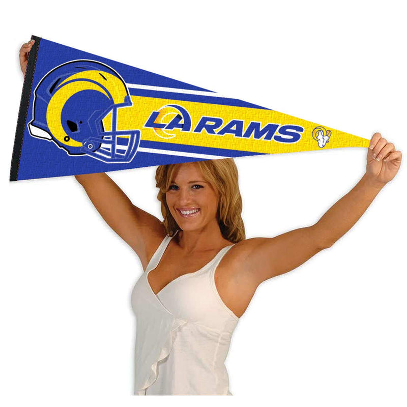 WinCraft Los Angeles Rams Official 30 inch Large Pennant - BeesActive Australia