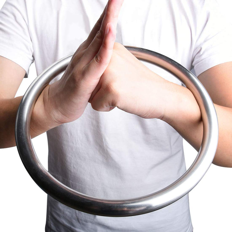 Wing Chun Stainless Ring Yewen Sau Sticky Hand Strength Training Tsun Siu Lum Kung Fu - BeesActive Australia