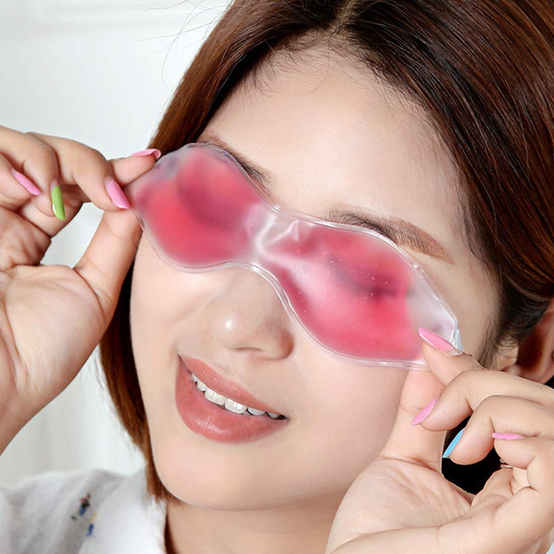 5 Pcs Reusable Gel Eye Mask, Relaxing Sleep Eye Patch Eye Cover for Hot and Cold Therapy Puffy Eyes Dark Circles Migraine Stress Relief - BeesActive Australia