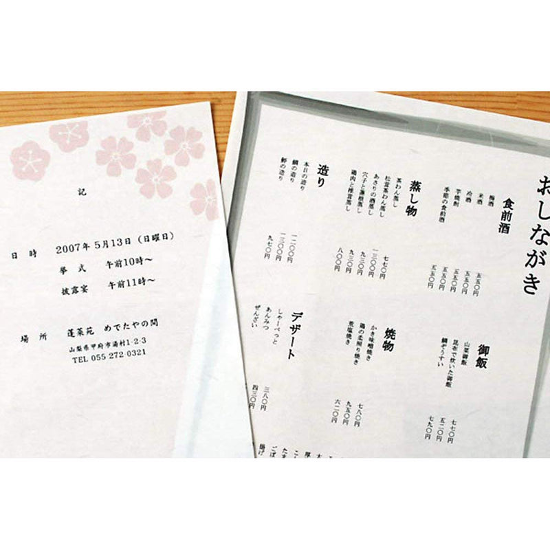 ONAO Washi Paper Printable A4 Size Paper (100 Sheets), Japanese Paper for Printing, Multipurpose Copy Paper for Laser and Inkjet Printers, Made in JAPAN - BeesActive Australia