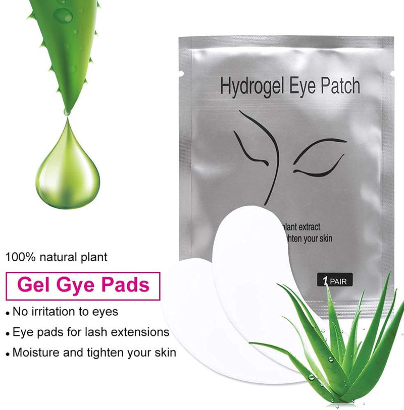 Eye Gel Pads 50 Pair Lint Free Under Eye Gel Pads for Lash Eyelash Extensions Eyelash Patches,Facials (Eyelash Pads) - BeesActive Australia