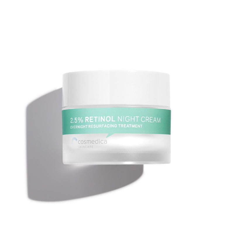 Cosmedica Skincare Retinol Night Cream - Daily Moisturizing Facial Lotion Night Cream. The best Retinol Cream with Vit A and Hyaluronic Acid to target skin concerns from Acne to Wrinkles (1.7oz) - BeesActive Australia