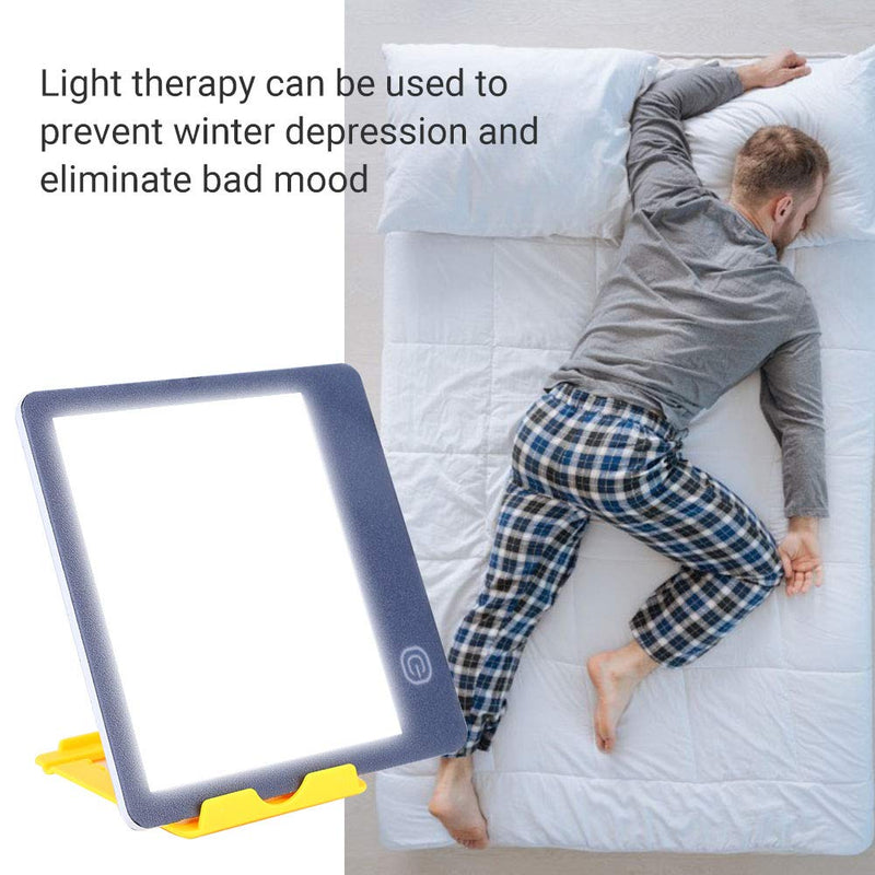 5V Therapy Lamp Brightness Adjustable Ultrathin Sad Lights Daylight Lamp with USB Cable and Holder for Bad Mood Removal - BeesActive Australia