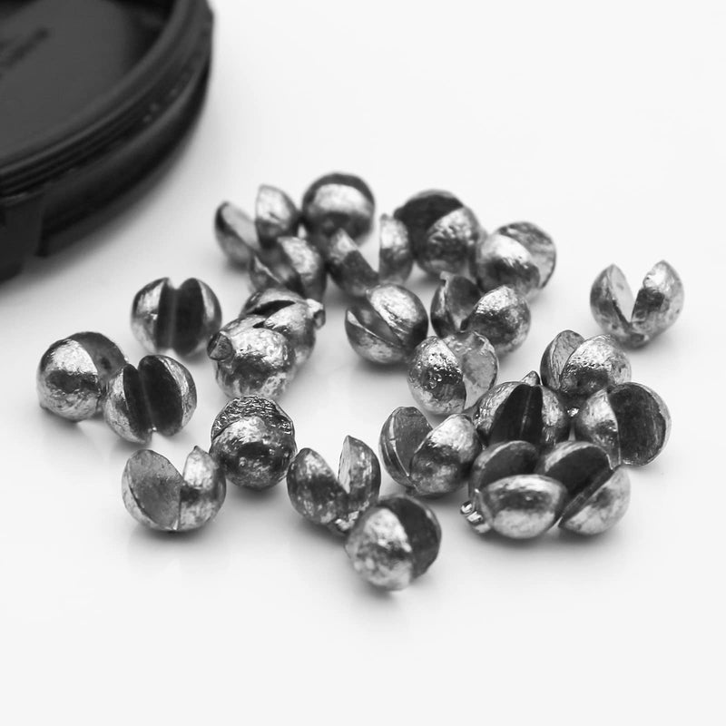 FREGITO 205pcs Weight Sinkers 5 Sizes Lead Weights Round Split Shot Sinker Removable Fishing Weights Sinkers 205pcs-blue Box - BeesActive Australia