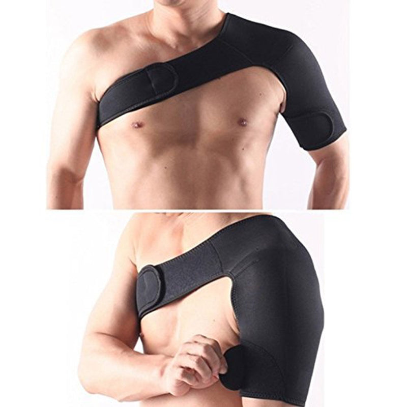 VORCOOL Adjustable Left Shoulder Support Brace Shoulder Compression Sleeve Strap Black - BeesActive Australia