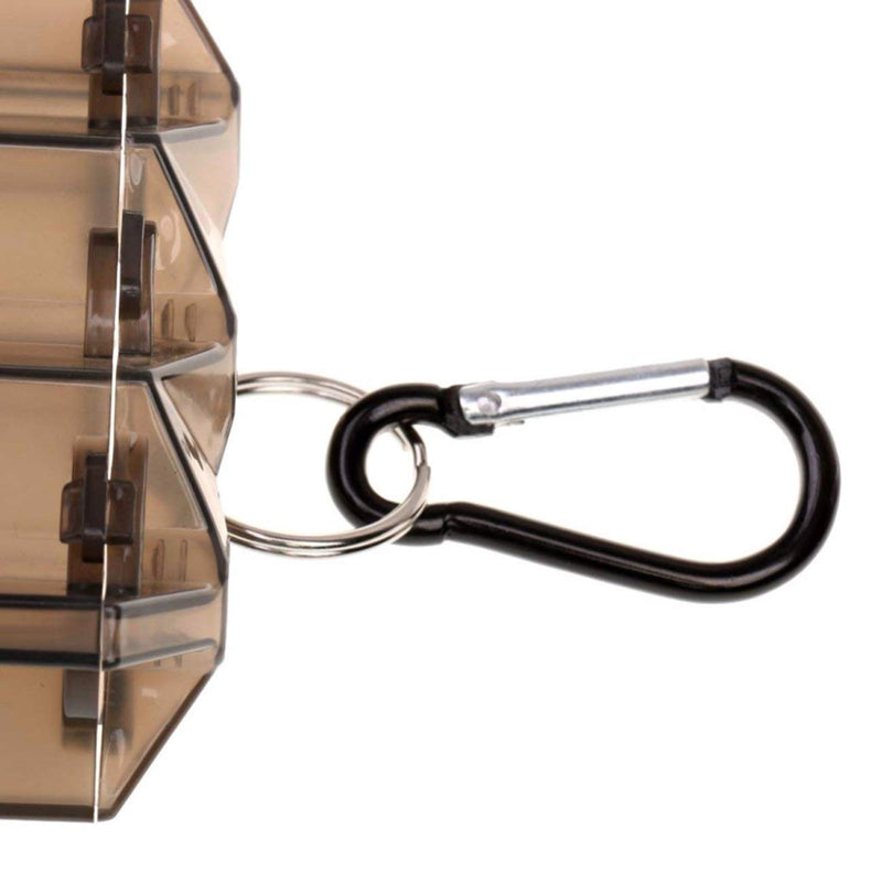 [AUSTRALIA] - TIHOOD Portable Nylon Dart Storage Box Dart Case with Lock Buckle Black 