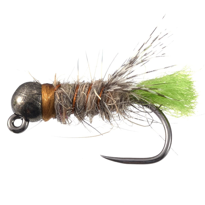 BASSDASH Trout Fly Fishing Flies Tenkara Wet Dry Flies Nymphs Sakasa Kebari 12pcs Assortment Barbless Barbed Hooks Barbless Nymphs and Dry Flies for Trout Fishing - BeesActive Australia