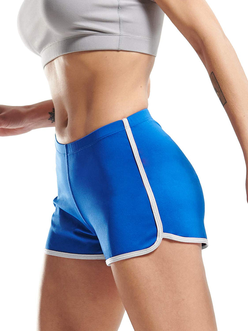 CADMUS Hot Summer Shorts for Women Sexy Booty Shorts for Beach Volleyball Medium Pack of 1: Blue, 2301# - BeesActive Australia