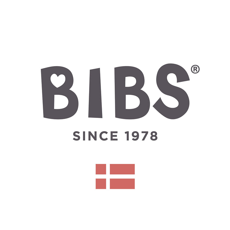 BIBS Pacifiers 6-18 Months | 4-Pack Soothers | BPA-Free Symmetrical Nipple | Made in Denmark | Ivory Try-It Collection - BeesActive Australia