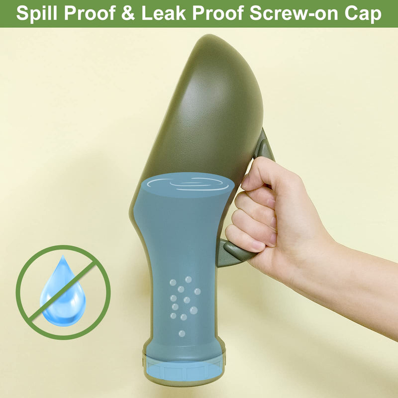 Urine Bottle Spill Proof Unisex: Portable Women Mens Urinals Screw Top Lid Pee Female Funnel Urine Bottles Container Plastic Bed Pan Car Travel Toilet 1000ml Adult Kids Potty Night Wee Pot WC for Male - BeesActive Australia