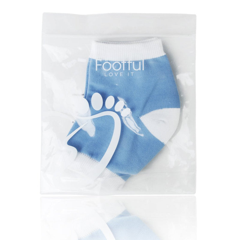 Footfull Gel Heel Moisturising Socks/Protectors for Dry Cracked Skin/Foot Pain Relief - BeesActive Australia